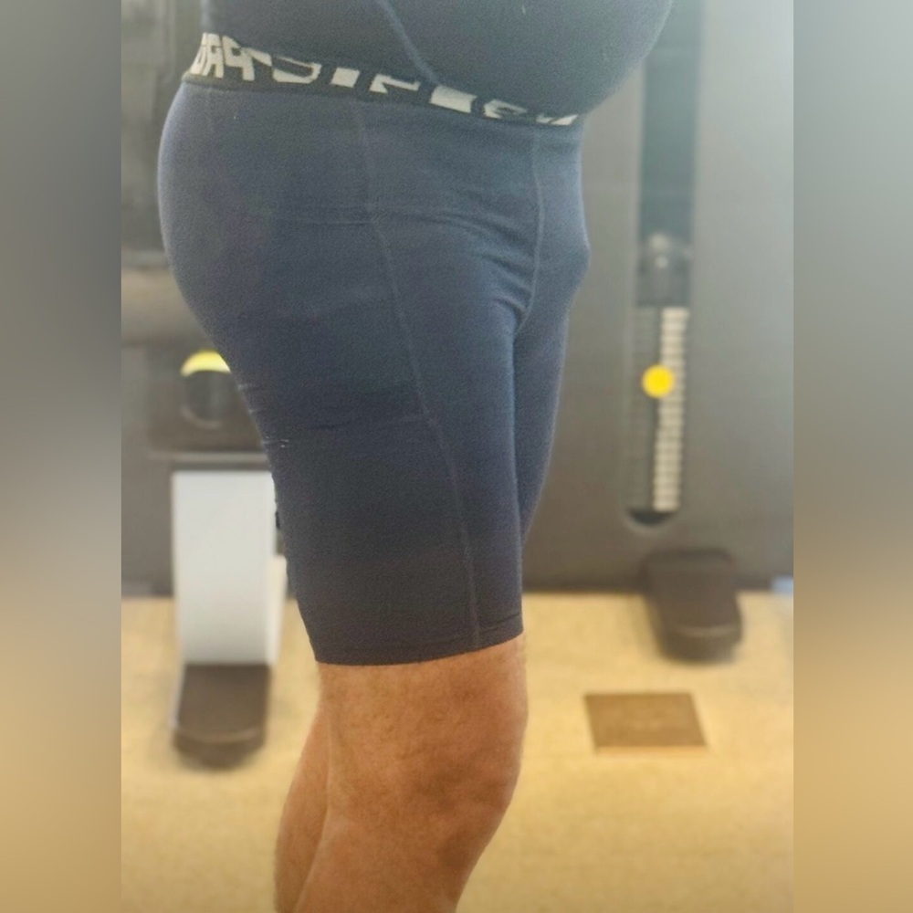 Men's Black Compression Shorts * NELEUS Shorts with Pockets * NEW & IMPROVED